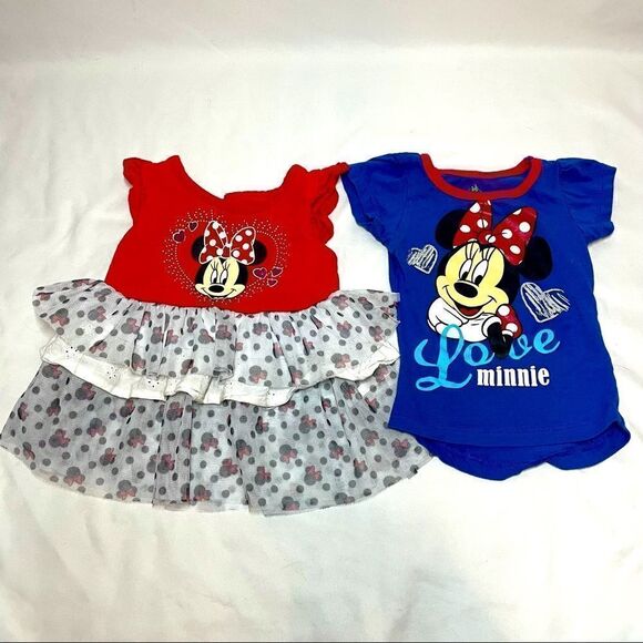 Disney Other - Disney Baby Minnie Mouse Lot Baby Girl Size 12 Months